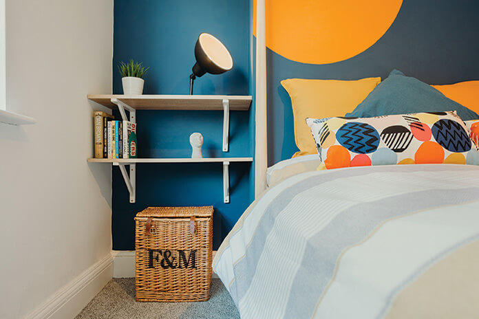 A typical student bedroom from Vogue Abode Properties